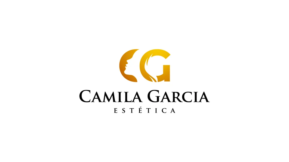 Criação de logo de Camila Garcia Estética desenvolvida pela Agência TAF
